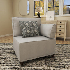Flexible Slipcover Modular Seating - 1-Arm Unit