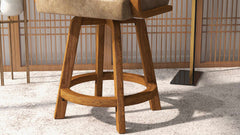 Chromcraft Denton Collection CM179-CDS384 Swivel Counter Height Dining Stool