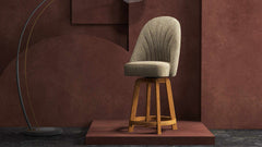 Chromcraft Landry Collection CM128-CDS388 Swivel Bar Height Dining Stool