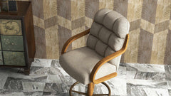 Chromcraft Ryland Collection CM117-CDS316 Metal Swivel Tilt Counter Height Dining Stool