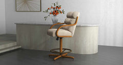 Chromcraft Ryland Collection CM117-CDS336 Metal Swivel Tilt Counter Height Dining Stool