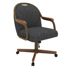Chromcraft Medina Collection CM188 Quick Shipping Chair in Walnut