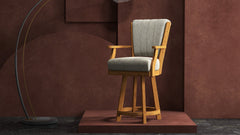 Chromcraft Cameron Collection CM178-CDS388 Swivel Bar Height Dining Stool