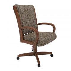 Chromcraft Baylor Collection CM177 Quick Shipping Chair in Walnut Finish