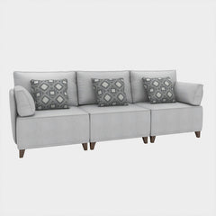 Flexible Slipcover Modular Seating - 2 Arm Unit + 1 Armless Chair