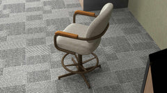 Chromcraft Chambers Collection CM362-CDS476 Swivel Tilt Counter Height Dining Stool