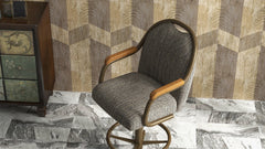 Chromcraft Medina Collection CM188-CDS476 Swivel Tilt Counter Height Dining Stool