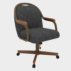 Chromcraft Medina Collection CM188 Quick Shipping Chair in Walnut