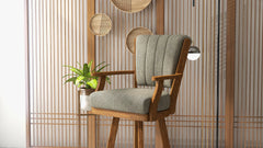 Chromcraft Cameron Collection CM178-CDS384 Counter Height Swivel Dining Stool