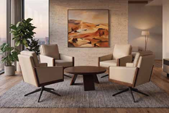 CC206 Banter Hearth Chat Chair - styled room setting
