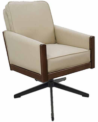 CC206 Banter Hearth Chat Chair - dimension diagram and base options